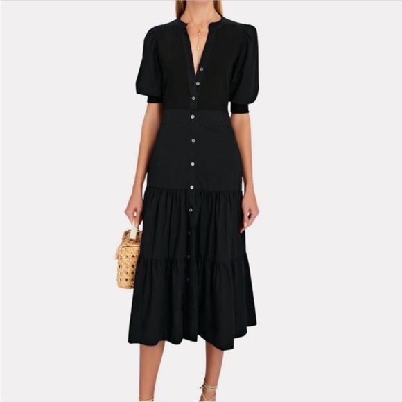 Veronica Beard Dresses & Skirts - Veronica Beard Davenport Tiered Midi Dress